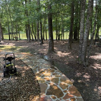 Exterior surface cleaning project